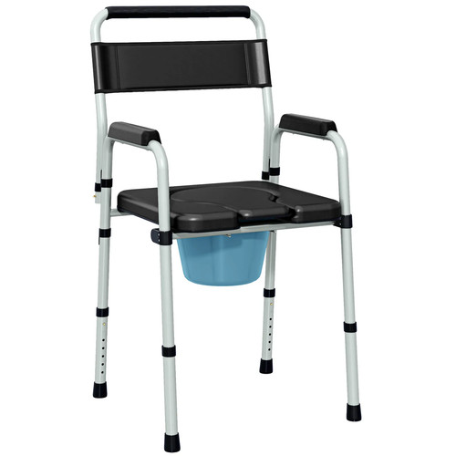 Homcom commode chair for - commode,