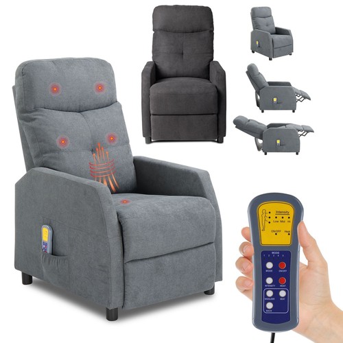 Electric fabric armchair - fabric,