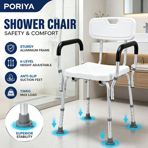 Poriya shower chair for - shower,