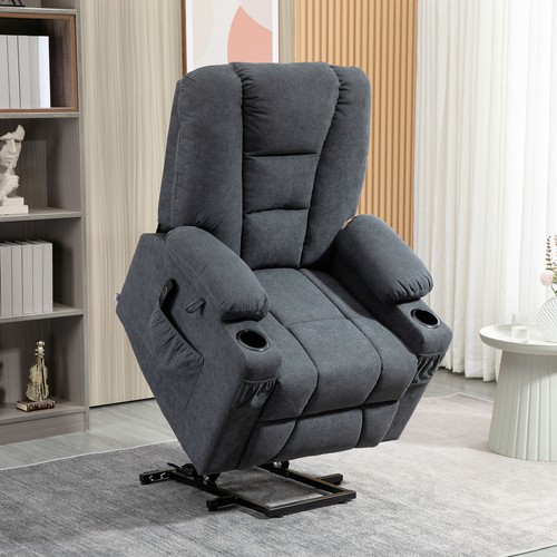 Riser and recliner chair with - riser,
